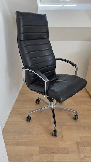 Bürostuhl echt Leder