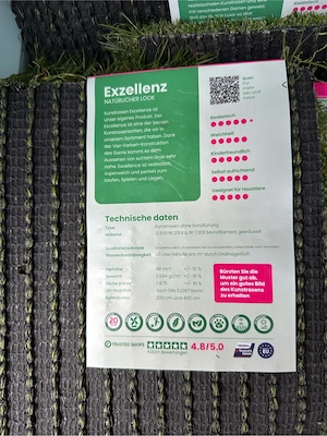 Kunstrasen exzellent 