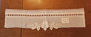 Häkelgardine Handarbeit 