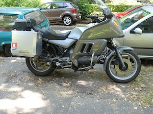 BMW K 100 LT Oldtimer, 36 J.alt ohne Unfall, günstig zu verkaufen, Besonderheit: Fußgas Handgas