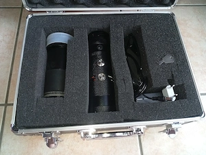 150W Laser Pointer Laserpointer Zünder rot brennt Feuer   