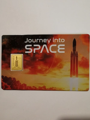 Goldbarren in Coincard "Journey into Space" 1 1000 oz 999er Feingold, nur 50.000 Stück!