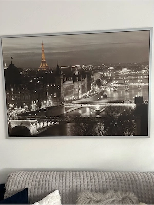 IKEA Bild Paris (Jean-Marc Charles) mit Rahmen   ca. 140x100 cm