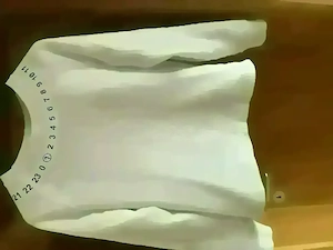 sweatshirt maison margiella, weiß , Größe S