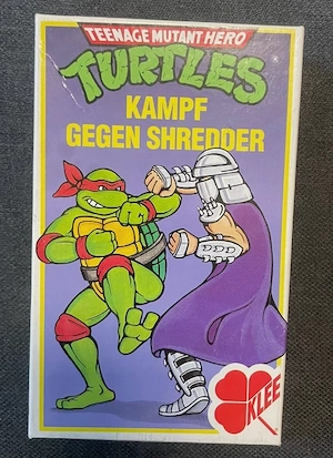 Teenage Mutant Hero Turtles Kampf gegen Shredder Klee: 1990 komplett