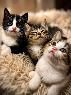Liebevolle EHK-BKH-Mix Kitten