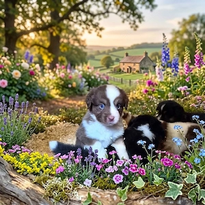 :   Fünf kleine Herzensbrecher suchen ihr Traumzuhause: Miniatur Australian Shepherd Welpen!   