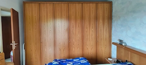 Schlafzimmer komplett, gebraucht, Holz, elektr. Lattenroste, braun, gebraucht aber gut erhalten