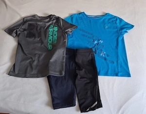 Laufbekleidung Größe 122 128 - kurze Hosen und T-Shirts