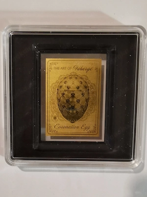 Goldbarren "The Art of Faberge - Coronation Egg" 1 200 oz 999er Feingold, mit Zertifikat sehr selten