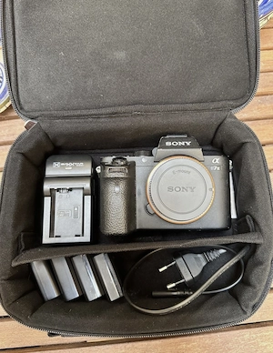 Sony Alpha A7 Mark II 24,3 Mpx ILCE-7M2 Hybrid + Akkus + Ladegeră