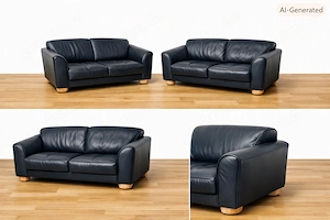 Ledersofa- COR Designer    2 Sitzer aus echtem Leder