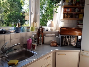 Stilvolle 3-Zimmer Wohnung mit geflekte Innenausstattung mit Balkon, Garage und EBK in Waiblingen Bild 3