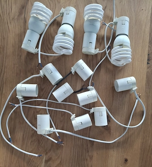 Lampenfassungen  (13 Stück)