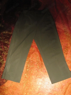 NEUw 7 8 Dreiviertel Capri Stiefel Culotte Hose JILL Gr. 32- 34  XS oliv- khaki- grün 
