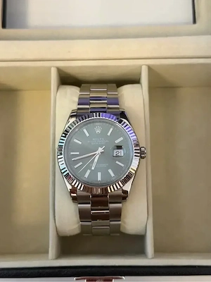 Rolex Datejust 41mm Mint Green Replic Uhr