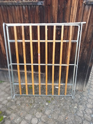 Dachgepäckträger mit Holzleisten für Oldtimer