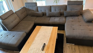 Sofa Wohnlandschaft Puntiro Antharzit Top Zustand