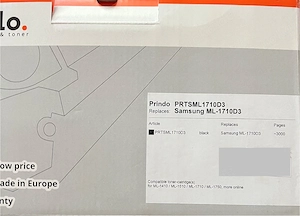 Prindo Toner Schwarz für Samsung ML-1710D3   ML-1410, ML-1510, ML-1710, ML-1750   Neu & OVP