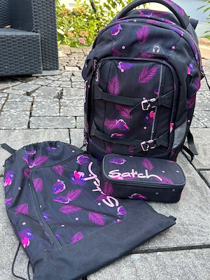 Satch Schulrucksack Mystik Night 3 Teilig 