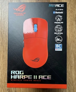 Asus ROG Harpe II Ace - Lava Red Edition Top Zustand