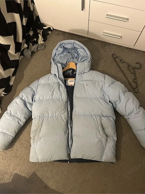 Tommy Hilfiger Winterjacke Babyblau