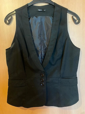Damen Weste schwarz Gr. XL
