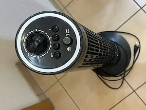 Schwarzer Turmventilator von Silvercrest