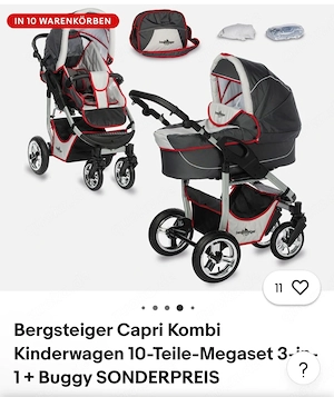 Kinderwagen Bergsteiger Capri Kombi 