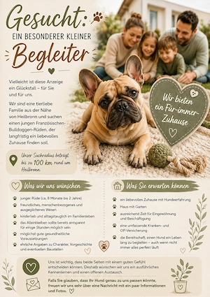 Suchen neues Familienmitglied