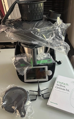 Thermomix TM6 Black Edition, Hochglanz, Vorwerk Küchenmaschine
