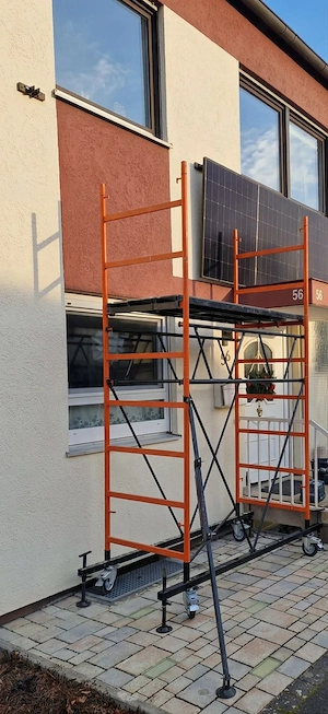 Mobiles Rollgerüst Arbeitshöhe bis 7 m vermieten #Gerüst
