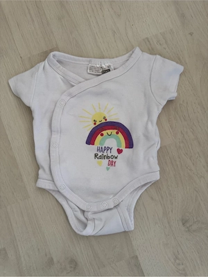 Ergee   Kurzarm Wickelbody Regenbogen   Größe 56 62