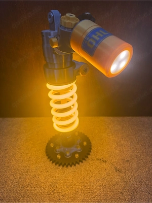 Stoßdämpfer-Schreibtischlampe, Industriestil-Dekoration NEU