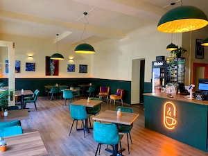 Wunderschönes Café in Berlin-Friedrichshain BETRIEBSBEREIT