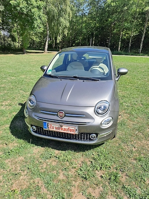 Gepflegter Fiat 500 mit Panoramadach   Top Zustand, 04 2027, Euro 6 & 8-fach auf Alufelgen bereift!