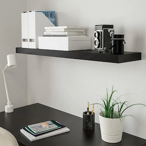 2x IKEA LACK Wandregal 110 cm Schwarzbraun - Schweberegal   Hängeregal - Sehr guter Zustand