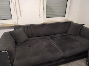 graue sofa