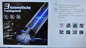 NEU Akku Penispumpe