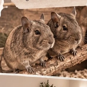  Degus suchen ein liebevolles Zuhause? Wir möchten helfen! 