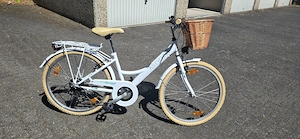 KS Cycling Balloon 24" Kinderfahrrad   Top Zustand mit Korb und Helm 