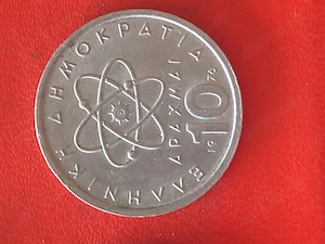 Münze Münzen Umlaufmünze Griechenland 10 Drachmen 1976