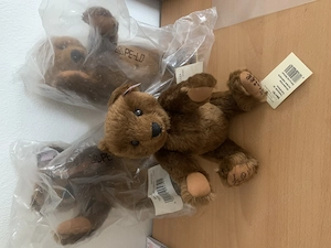 3 St. Steiff Candelox - Love Teddy limitiert 999 St. braun Mohair