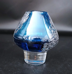 Massive Glasvase Florida Schott Zwiesel Heinrich Löffelhardt Höhe 12,5 cm