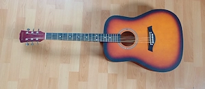 Gitarre mit Zubehör