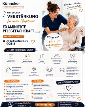 Exam. Pflegefachkraft (m w d) gesucht