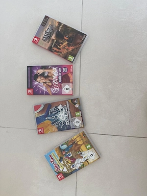 Nintendo Switch mit Zubehör und Spielen