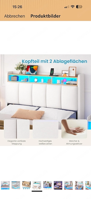 bett mit matratze Bild 2