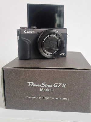 Canon PowerShot G7 X Mark III 30th Anniversary Edition Schwarz Neu Ungeöffnet