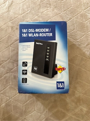 1&1 DSL-Modem   WLAN-Router Fritz!Box - NEU